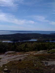 Seal Cove Pond from Bernard Mountain